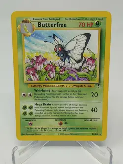 2002 Pokemon Butterfree 21/110 LP Legendary Collection - Image 1