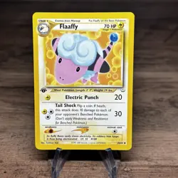 Pokemon TCG Flaaffy 28/64 Neo Revelation First Edition NM - Image 1