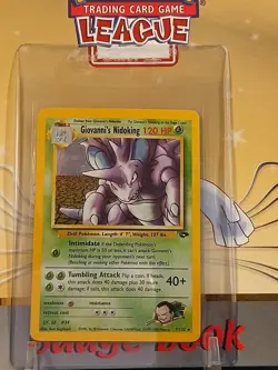 Giovanni's Nidoking - Pokemon Gym Challenge 7/132 - Holo - Ungraded (Excellent) - Image 3