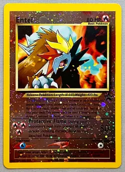 Pokemon Entei #34 Holo - 2001 Wizards Black Star Promo - Near Mint (NM) Cond. - Image 1