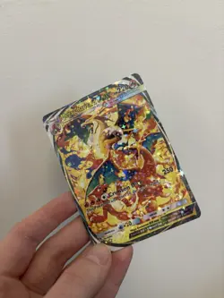 Mega Charizard Y Ex Immersive Art Pokemon Pocket TCG Pokemon Card FANMADE HOLO - Image 4