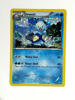 Pokemon TCG Dewott 5/12 McDonald's Promo Black and White - Image 1