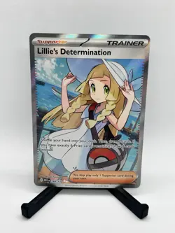 Lillie's Determination Pokemon TCG 169/132 Mega Evolutions Full Art Holo - Image 1