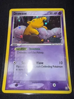 Pokemon TCG Drowzee Team Rocket Returns 54/109 Reverse Holo Stamp LP/NM - Image 1