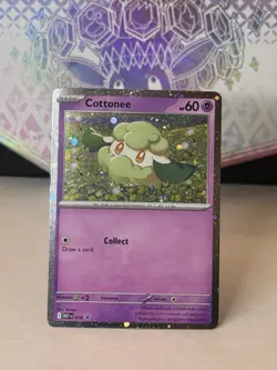 Pokemon TCG Cottonee Cosmos Holo Mega Evolution Promo #018 Near Mint - Image 1