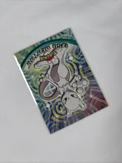 Topps Pokemon MEWTWO #150 Blue Logo Non Holo TV Animation Edition - Image 3