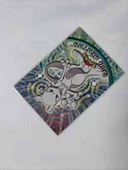 Topps Pokemon MEWTWO #150 Blue Logo Non Holo TV Animation Edition - Image 4