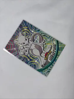 Topps Pokemon MEWTWO #150 Blue Logo Non Holo TV Animation Edition - Image 5