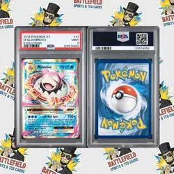 2016 Pokemon XY Evolutions M Slowbro EX #27 PSA 9 - Image 1