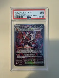 Pokemon SV: Paldean Fates Charizard ex 234/091 Holo Special Illustration PSA 9 - Image 1
