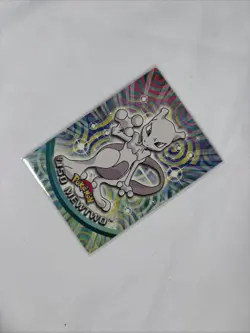 Topps Pokemon MEWTWO #150 Blue Logo Non Holo TV Animation Edition - Image 2