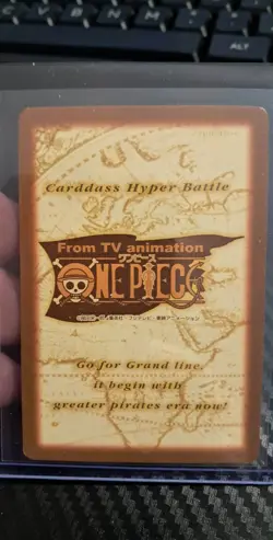 BANDAI One Piece Hyper Battle C457 B LUFFY HOLO FOIL SCARCE EARLY CARD - Image 2