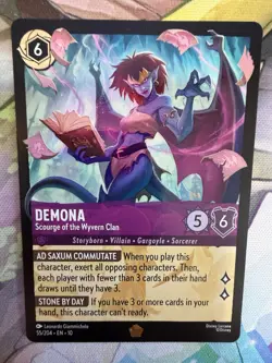 Disney Lorcana Whispers In The Well Demona Scourge Of The Wyvern Clan 55/204 Reg - Image 2