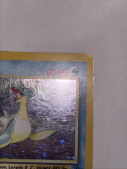 Pokemon TCG Lapras Fossil Holo Unlimited Rare Card 10/62 - Image 4