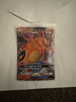 Pokemon Card Charizard GX SM211 Hidden Fates Promo Half Art NM - Image 1
