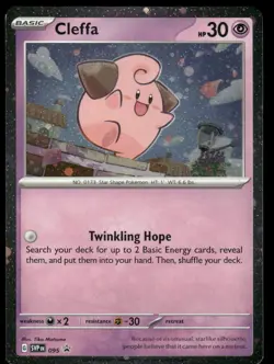 Pokemon Cards Cleffa 095 Scarlet & Violet Promo NM - Image 1