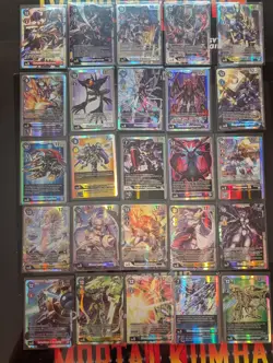Digimon TCG CCG 25 Card Lot SR Secret Rare Near Mint - Image 1