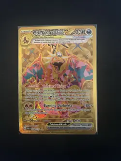 Pokemon TCG Charizard EX Full Art Secret Rare Card Sir Obsidian Flames 228/197 - Image 1