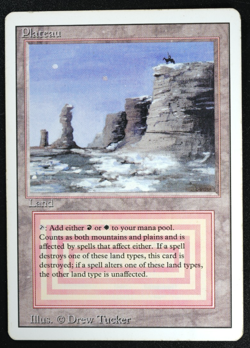 Plateau Magic Card Dual Land Revised MTG Reserved List - Image 3