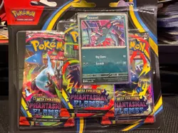 Pokemon TCG Phantasmal Flames 3-Pack Blister with Sneasel Promo Card NEW, SEALED - Image 1