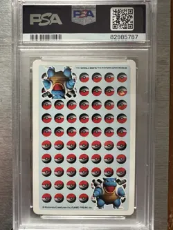 1998 Pokemon Stadium Blue Poker Card Articuno Ace Of Spades PSA 8🔥INVEST🔥📈 - Image 2