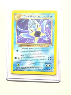 DARK OMASTAR - 19/105 - Neo Destiny - Rare - Pokemon Card - NM - Image 1