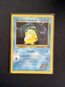 Sabrina's Psyduck Gym Challenge 99/132 Common Regular Unlimited Pokemon Card - Image 1