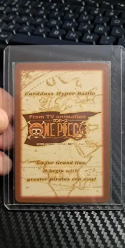BANDAI One Piece Hyper Battle C349 B LUFFY FLAG HOLO FOIL SCARCE EARLY CARD - Image 2