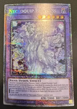 Yu-Gi-Oh! Necroquip Princess 1st Edition Starlight Rare Card BLMM-EN146 - Image 1