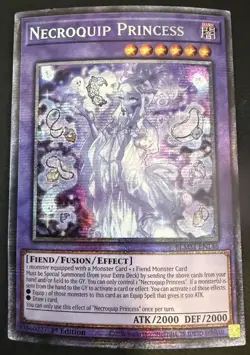 Yu-Gi-Oh! Necroquip Princess 1st Edition Starlight Rare Card BLMM-EN146 - Image 2