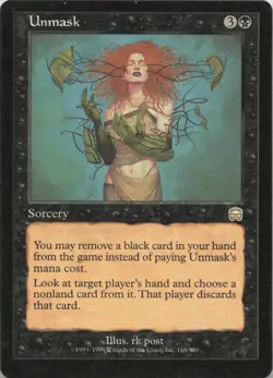 Unmask R Mercadian Masques 168 - LP MTG - Image 1