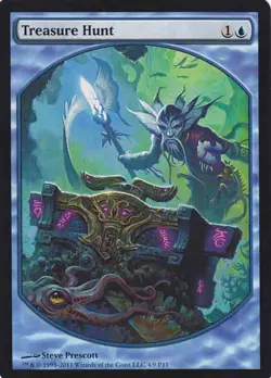 MTG • Treasure Hunt Caccia al Tesoro • Textless PROMO MAGIC DCI JUDGE ARENA - Image 1