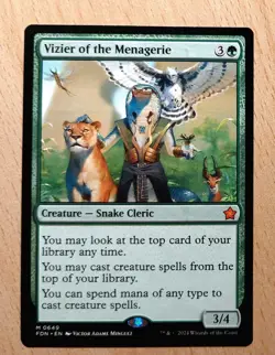 MTG Magic: Wesirin der Menagerie, Vizier of the Menagerie, English Mythic - Image 1