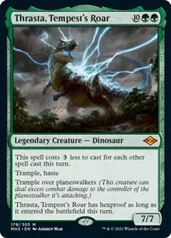 RUSH FR/VF Thrasta, rugissement de la tempete - Tempest's Roar NM MTG Magic MH2 - Image 1