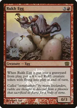 MTG RUKH EGG FOIL EXC - PLAYED/GIOCATA UOVO DI RUKH - PROMO - MAGIC - Image 1