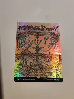 MTG Magic the Gathering LOTR Lord of Rings Foil Poster #735 Shadow of the Enemy - Image 2