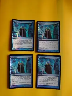 Machinate playset. Darksteel foil instant MTG 4 Card. - Image 1