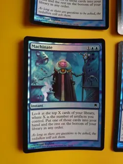Machinate playset. Darksteel foil instant MTG 4 Card. - Image 2