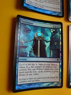 Machinate playset. Darksteel foil instant MTG 4 Card. - Image 3