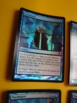 Machinate playset. Darksteel foil instant MTG 4 Card. - Image 4