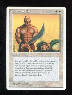 MAGIC EYE FOR AN EYE MTG EN 4th (FOURTH) EDITION 1995 - MAX - Image 1