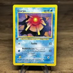 Staryu 56/64 Neo Revelation 1st Edition Pokemon Common NM - Image 1