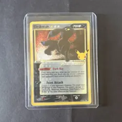 Pokemon Umbreon Star 17/17 Celebrations Classic Collection Promo Holo Card - Image 1