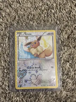 Pokemon TCG Eevee RC14/RC25 Legendary Treasures Radiant Collection Holo - Image 1