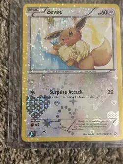 Pokemon TCG Eevee RC14/RC25 Legendary Treasures Radiant Collection Holo - Image 4