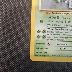Pokemon TCG Erika's Venusaur Gym Challenge 4 Holo Unlimited Rare HP/DMG - Image 5