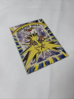 Pokemon Card Zapdos #145 TOPPS Series 3 TV Animation Series Blue Logo - Image 3
