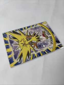 Pokemon Card Zapdos #145 TOPPS Series 3 TV Animation Series Blue Logo - Image 4