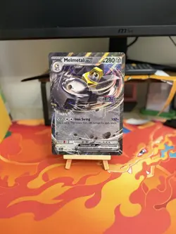 Pokemon TCG Melmetal EX 105/142 Double Rare Holo Stellar Crown Stamped NM - Image 1