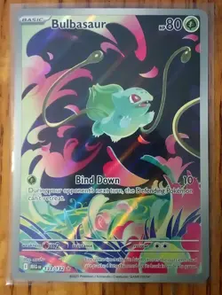 Bulbasaur 133/132 Mega Evolution Illustration Rare Pokemon TCG English NM/Mint - Image 1